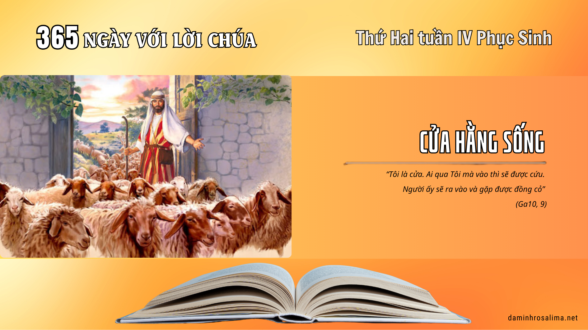 Thứ Hai tuần IV Phục Sinh
